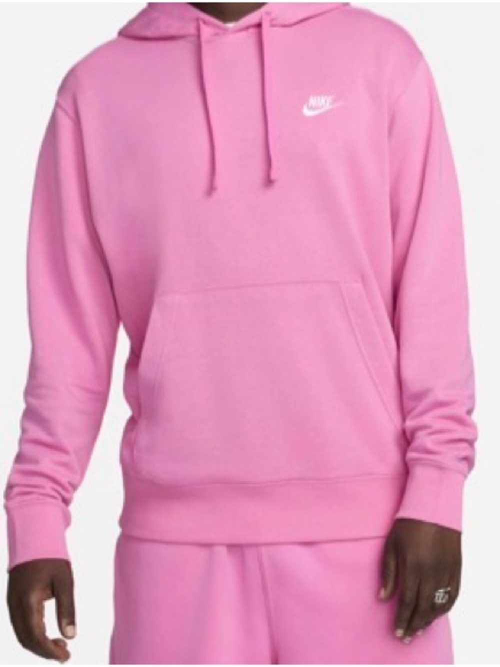 Nike Pink Men's Pullover Hoodie